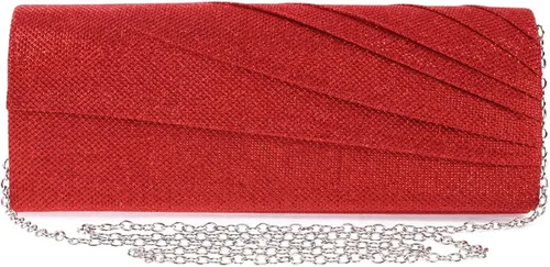 Vista 4 de Damara Womens Pintuck Flap Crossbody Triángulo Evening Party Purse