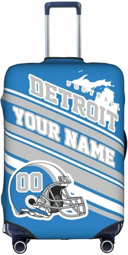 Vista 26 de Fundas de equipaje personalizadas con nombre y número, funda de maleta lavable elástica personalizada para equipaje, Arizona, Fútbol