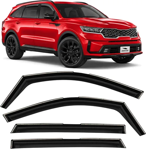 Vista 38 de Voron Glass in-Channel Rain Guards for Chevy Equinox 2018-2024 Para Equinox 18-24