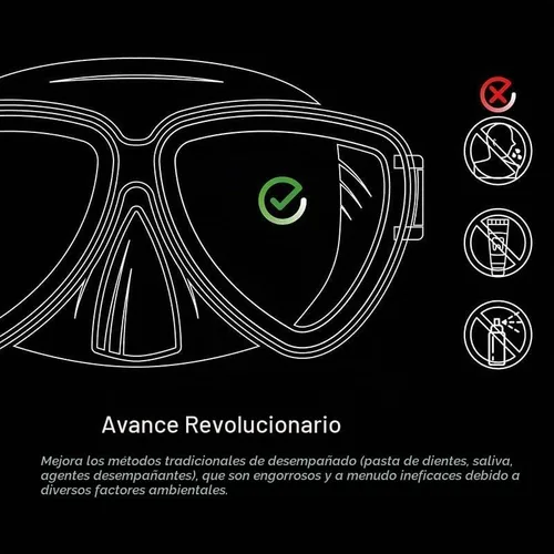 Vista 5 de #270Pro Pure Película antivaho para máscaras de buceo CRESSI Z2