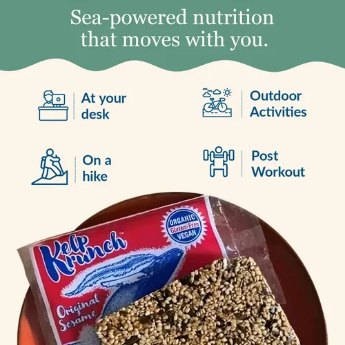 Vista 4 de Maine Coast Bar Kelp Sesame Crunch Org, 1.05 oz