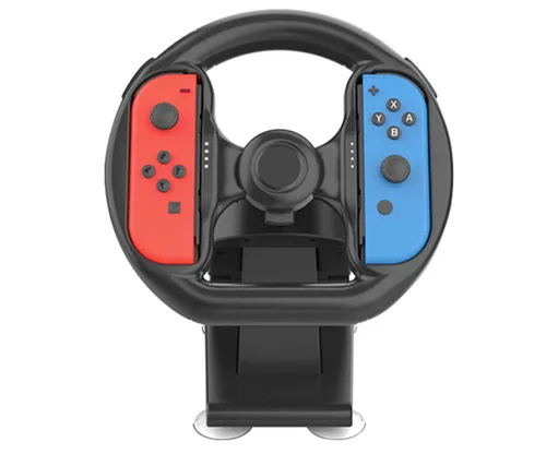 Vista 2 de ZOAONWKS Steering Wheel Mount Bracket Game Racing Wheel for Nintendo Switch joycon Racing Steering Wheel JoyCon Steering Wheel Mount