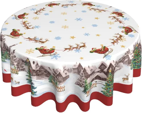 Vista 20 de Giwawa Mantel de Mesa Redondo con Bandera de EE. UU., Mantel Americano con Estrellas, Mariposas, Círculo, 152 cm. Mantel del 4 de julio, Día