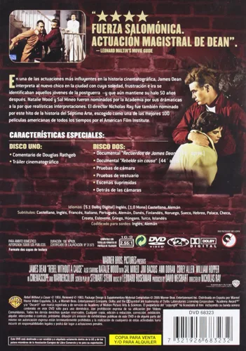 Vista 2 de Rebelde Sin Causa (Ed.Esp.) (Import Movie) (European Format - Zone 2) (2005) James Dean; Sal Mineo; Natalie