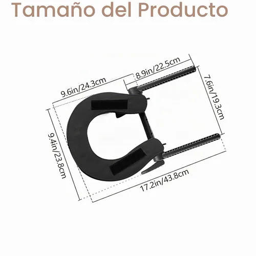 Vista 5 de Almohada de masaje boca abajo, soporte universal para cama de masaje. Soporte ajustable para reposacabezas de masaje, accesorios de juego