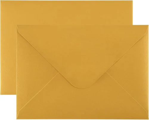 Vista 9 de Granhoolm Paquete de 50 sobres de 5 x 7, sobres de invitación A7 con bandera V de 5.25 x 7.25 pulgadas para tarjetas de 5 x 7, ideal para Verde