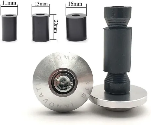 Vista 3 de Tapón de manillar para Yamaha TDM 900 850 Mt125 Mt03 Mt01 Mt 125 03 01 Xt660 manillar de motocicleta extremos barra equilibrada enchufe deslizante