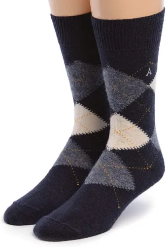 Vista 9 de WARRIOR ALPACA SOCKS - Calcetines de vestir premium de lana de alpaca bebé para hombres y mujeres Negro