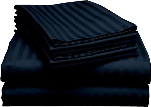 Vista 6 de Mattress-Homes Juego de sábanas tamaño Queen de 6 piezas, colección Hotel Luxury, 100% algodón egipcio, sábana bajera ajustable de 18 pulgadas