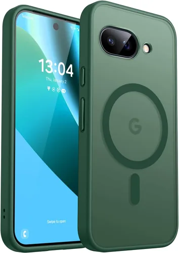 Vista 46 de CANSHN Funda magnética para Google Pixel 9 Pro XL (6.8 pulgadas), mejorada [protección completa de la cámara] [compatible con Magsafe]
