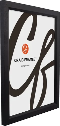 Vista 2 de Craig Frames Marco de fotos económico, 4 x 5, color negro ébano