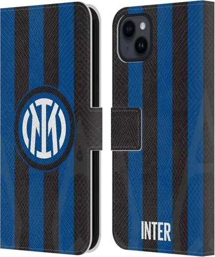 Vista 25 de Head Case Designs Officially Licensed Inter Milan Away 2025/26 Crest Kit Leather Wallet Case Compatible with Apple iPhone 11