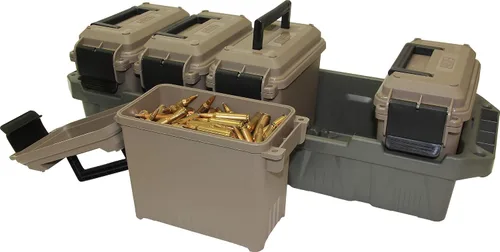 Vista 4 de MTM AC5C - Caja de munición para 5 latas, mini y MTM TMCHG, pistola táctica