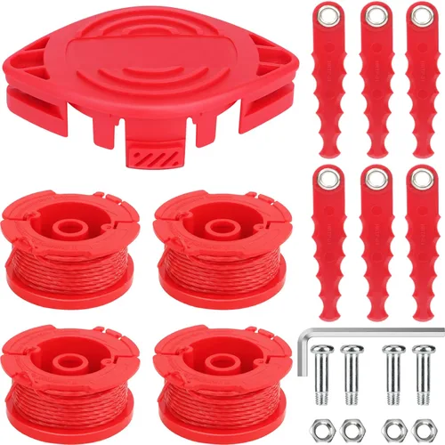 Vista 9 de CMZST0803 CMZST080 - Carrete de recortadora de 0.080 pulgadas y 20 pies, compatible con Craftsman CMCST910, CMCST910M, CMCST910M1 con tapa y resorte