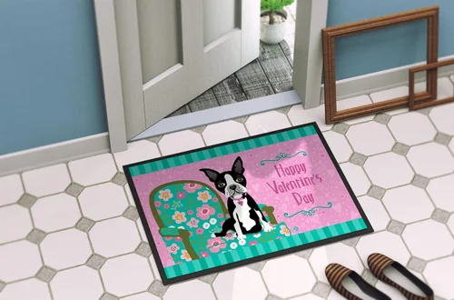 Vista 2 de Caroline's Treasures VHA3001MAT - Felpudo para puerta delantera, 18 x 27 pulgadas, para interiores y exteriores, para entrada, antideslizante