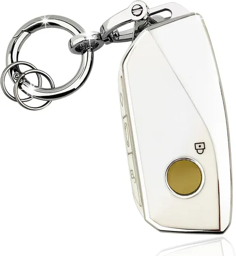 Vista 8 de Funda para llavero OLLEN con anillo, compatible con BMW 2023 2024 2025~arriba Nueva Serie 5/7 740i 760i X1 X2 X3 X5 X6 X7 XM IX IX3 I5 I7, etc.