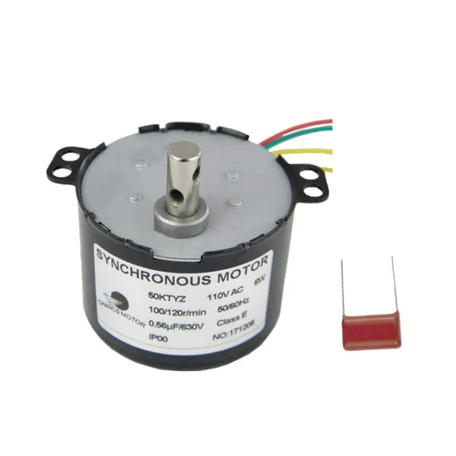 Vista 12 de CHANCS motor eléctrico síncrono de la CA 110V 1/1.2RPM del motor de baja velocidad 50KTYZ pequeño
