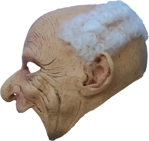 Vista 3 de Ghoulish Gus Dlx - Máscara de látex sin chinless, color beige, talla única, Multi