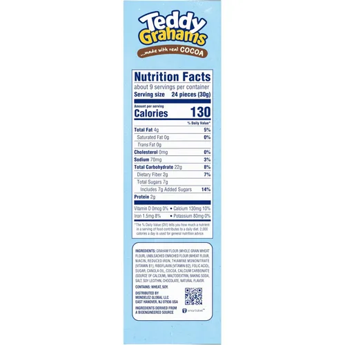Vista 14 de Teddy Grahams Snacks Graham de chocolate, 6 cajas de 10 onzas