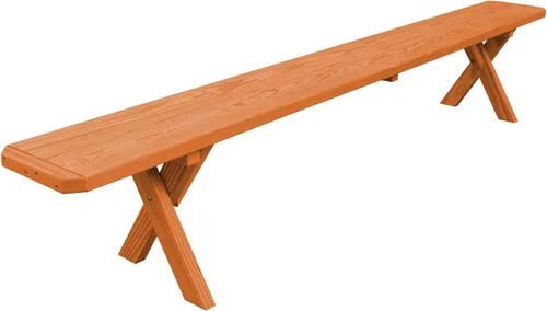 Vista 68 de Furniture Barn USA Pine - Banco cruzado de 2 pies, color negro