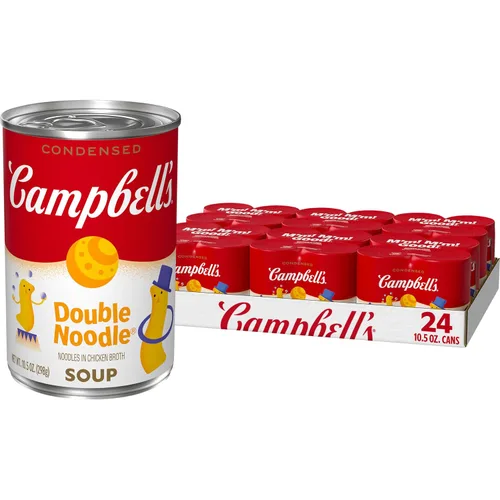 Vista 22 de Campbell's Sopa condensada de fideos con queso cheddar para niños, lata de 10.5 onzas