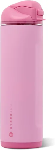 Vista 15 de HydroJug Ease2o - Botella de agua aislada de 24 onzas, tapa con popote y Duna