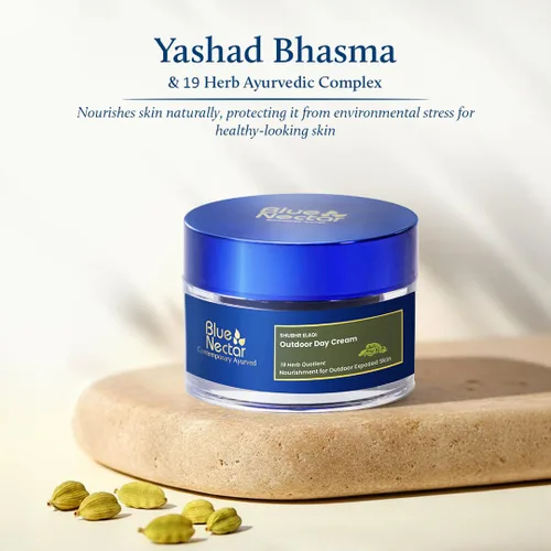 Vista 3 de Blue Nectar Eladi Crema hidratante facial para mujer, crema facial de día a base de plantas para mujeres para uso como humectante facial para todo