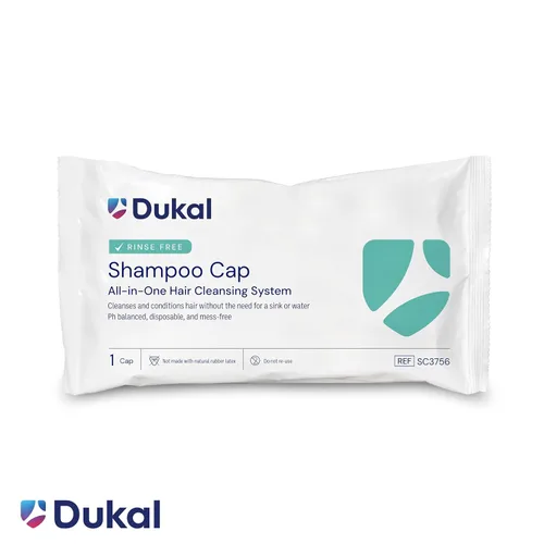 Vista 7 de Dukal SC3756-5 Redi-Wash - Tapa de champú sin enjuague, paquete de 5