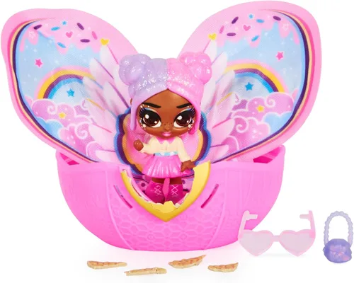 Vista 2 de HATCHIMALS Pixies, Wilder Wings Pixie con alas de tela y 2 accesorios (los estilos pueden variar) Multicolor 6059066