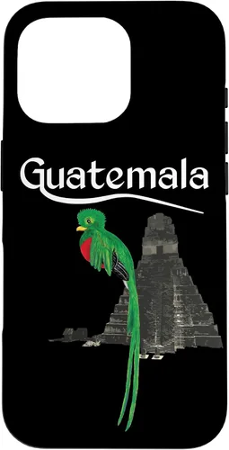 Vista 20 de Guate Quetzal Guatemala Maya Antigua Tikal Coban Volcan Cafe - Carcasa para iPhone 17