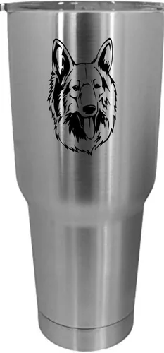Vista 493 de Cairn Terrier - Vaso grabado con temática de perro, 30 onzas