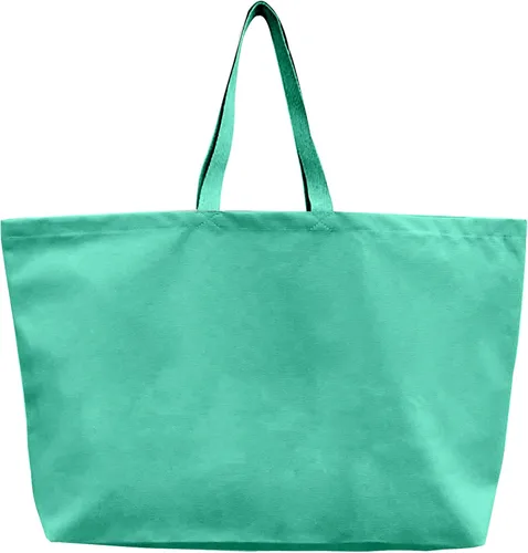 Vista 18 de Bolsa de lona grande, extra grande, para compras, playa, reutilizable, más grande, bolsa sólida lisa de 28 x 8 x 16 pulgadas Largest Plain Solid