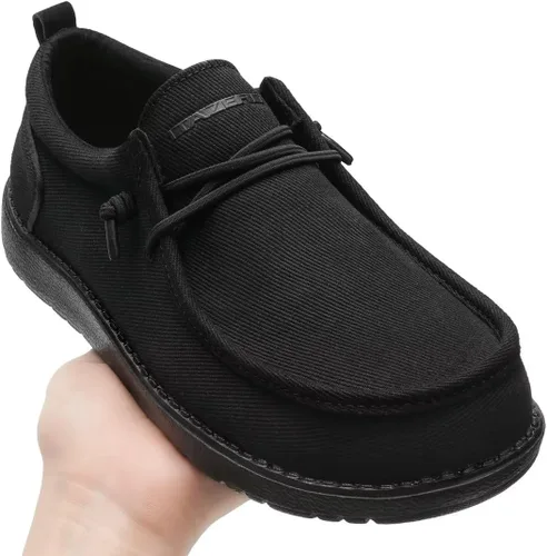 Vista 3 de 1TAZERO Zapatos casuales para hombre con plantillas de soporte de arco, mocasines para fascitis plantar