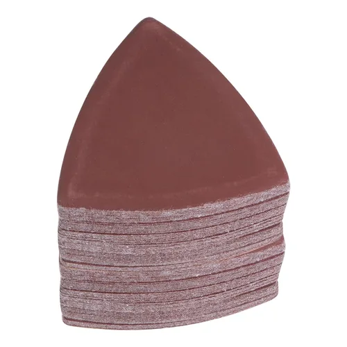 Vista 20 de HARFINGTON 60 piezas de papel de lija triangular de gancho y bucle, 40 granos, almohadillas de lijado de óxido de aluminio de 3-1/8 pulgadas, papel