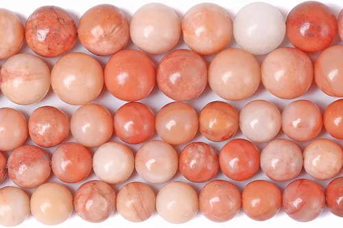 Vista 52 de 60 cuentas sueltas de piedra natural de turquesa africana de 0.236 pulgadas (6 mm) para hacer joyas, pulseras de bricolaje