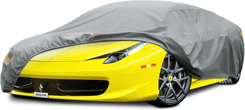 Vista 144 de Kayme Funda de Coche de Servicio Pesado Impermeable para Todo Tipo de Clima, Ajuste Personalizado para Tesla Model S, Cubierta Exterior Completa