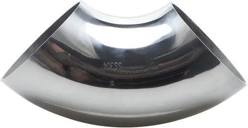 Vista 8 de Codo de tubo de escape de acero inoxidable de 1.5 "Codo de curva de mandril de 90 ° - espesor 16GA/.065" Material de pared Tubo de escape SS304