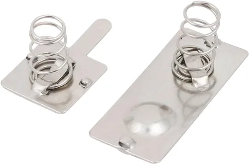 Vista 2 de uxcell - 12 pares de baterías AA de metal para cargador de batería de control remoto