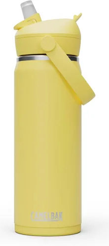 Vista 11 de CamelBak - Thrive - Botella de agua con tapa y pajilla, 20 onzas - Aislante de acero inoxidable, color negro