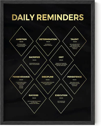 Vista 30 de HAUS AND HUES Pósteres de dinero para hombres – Pósteres motivacionales para oficina, arte de pared de monopolio, carteles inspiradores y en el 1