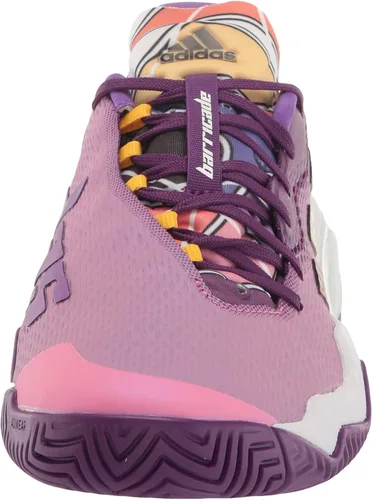 Vista 2 de adidas Zapatillas de tenis Barricade para mujer, Beam OrangeSolar OrangeImpact Oran