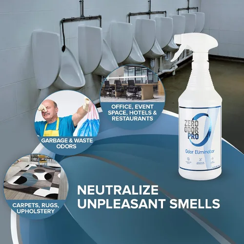 Vista 3 de Zero Odor Pro - Eliminador de Fuerza Comercial Neutralizador de Olores, Desodorizante de Habitación Eliminador de Olores Mohosos - Spray Disparador