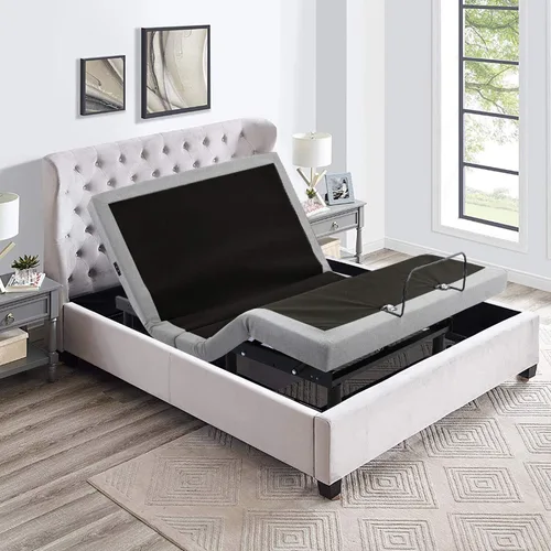 Vista 23 de Irvine Home Collection Base de cama ajustable de tamaño individual XL, características cargadas, gravedad cero, sin ronquidos, posiciones de memoria