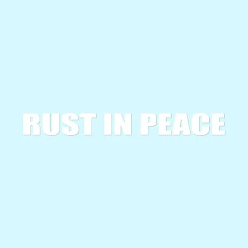 Vista 4 de Rust in Peace 9" x 1" Black