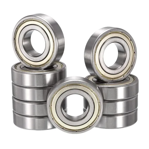 Vista 6 de R2ZZ Rodamientos de bolas de ranura profunda, ID 1/8" x DI 3/8" x Ancho 5/32" Rodamiento de bolas con doble blindado de metal cromo acero Z2 Palanca