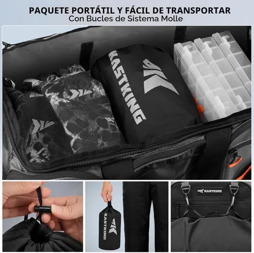 Vista 7 de KastKing HydroSense Essential - Traje de lluvia ligero impermeable