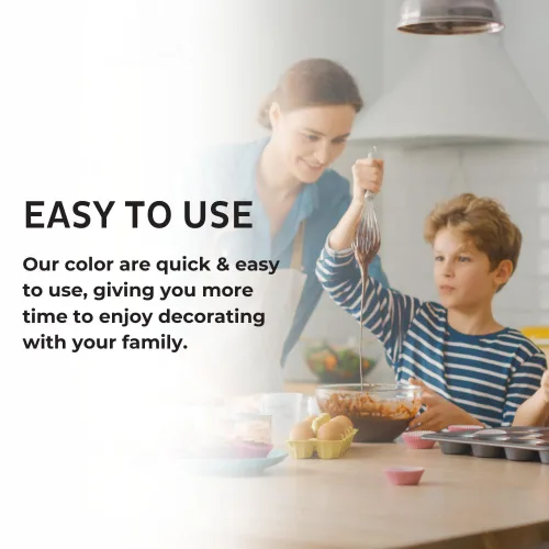 Vista 8 de Chefmaster Aguacate Liqua-Gel® Colorante de alimentos Color vibrante Tinta de grado profesional para glaseado, cobertura, fondant Para hornear