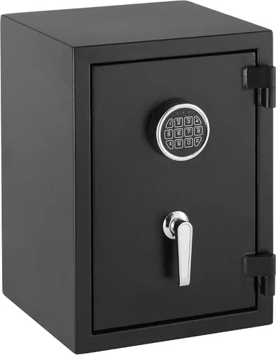 Vista 8 de Amazon Basics Caja fuerte de seguridad resistente al fuego con teclado electrónico programable, para asegurar objetos de valor y documentos