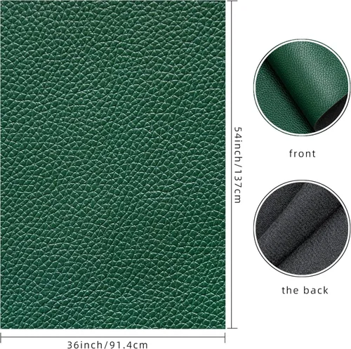 Vista 6 de The Yard - Piel sintética suave de 36 x 54 pulgadas, 0.031 in de grosor, material de cuero sintético para tapicería, sofá, bolsas, sillas, asientos