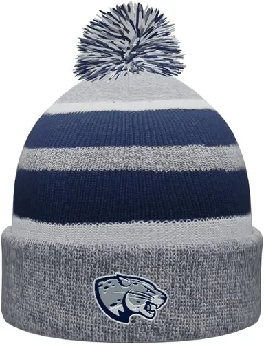 Vista 51 de NCAA Prime - Gorro de punto de invierno con pompón plegable